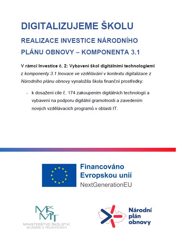 Digitalizujeme školu - digitální učební pomůcky - obrázek